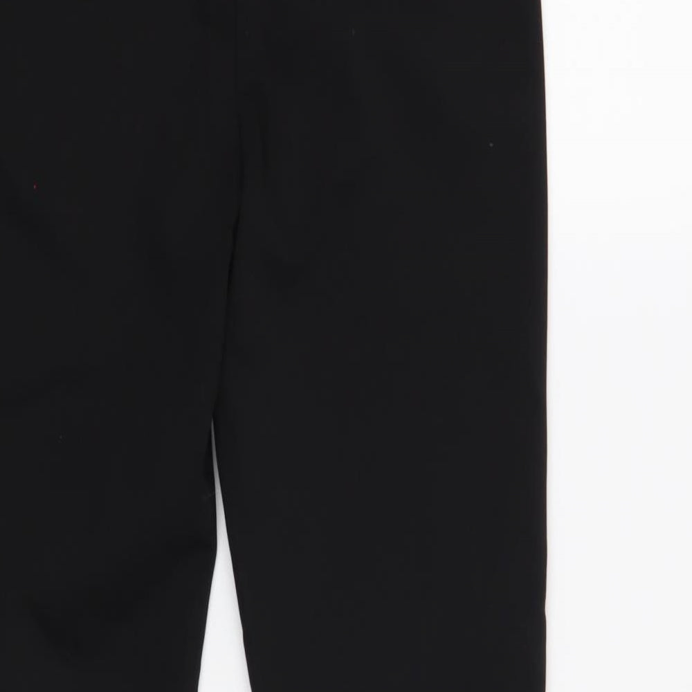 Papaya Womens Black Trousers Size 8 L28 in