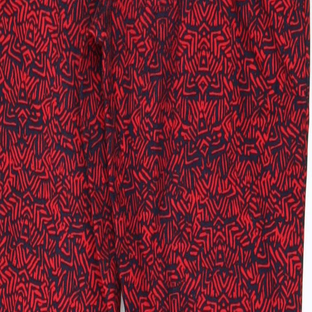 Next Womens Red Jogger Leggings Size 6 L26 in