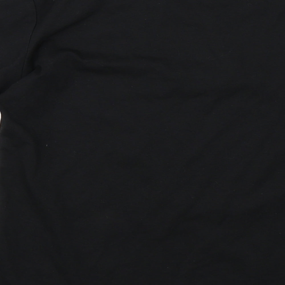 My Pink Tee Womens Black Basic T-Shirt Size M