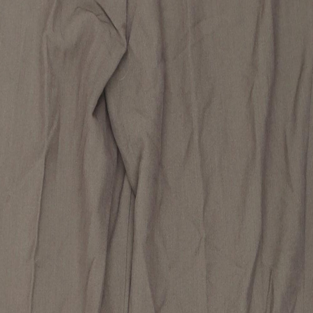 BM Collection Womens Brown Trousers Size 16 L30 in