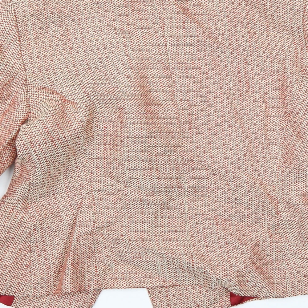 Zara Woman Womens Multicoloured Check Jacket Blazer Size 8
