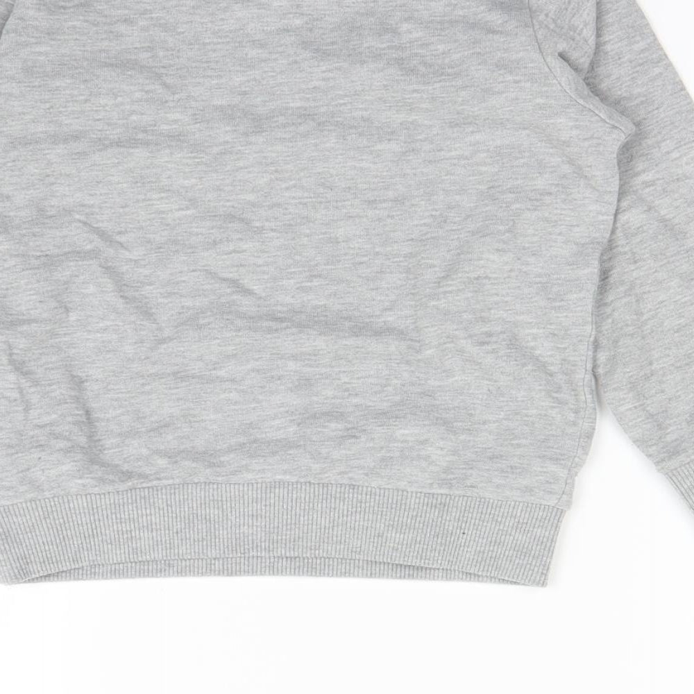 M&S Boys Grey Pullover Jumper Size 4-5 Years