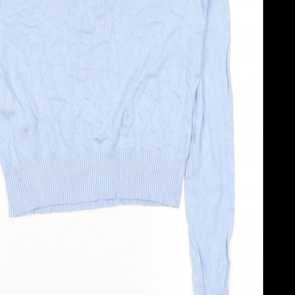 Bershka Womens Blue Pullover Jumper Size S