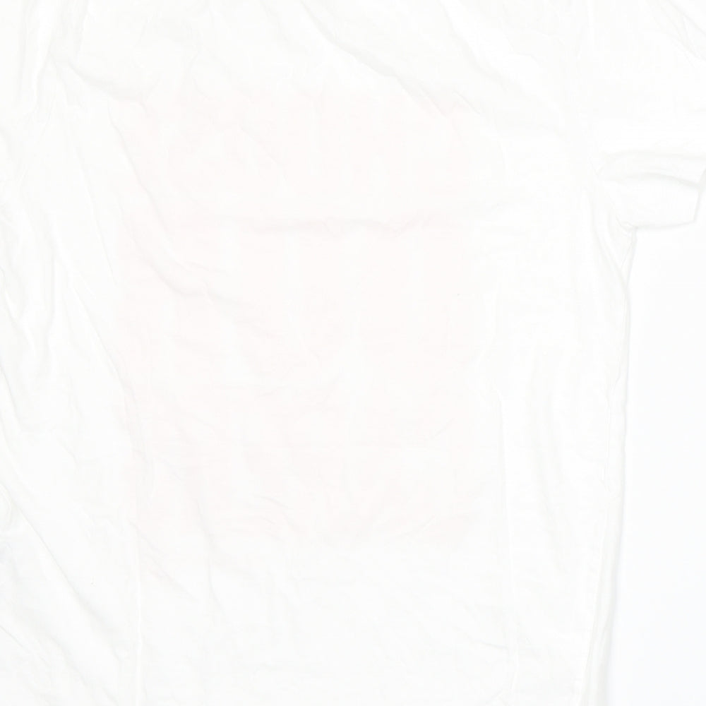 ASOS Womens White Basic T-Shirt Size S