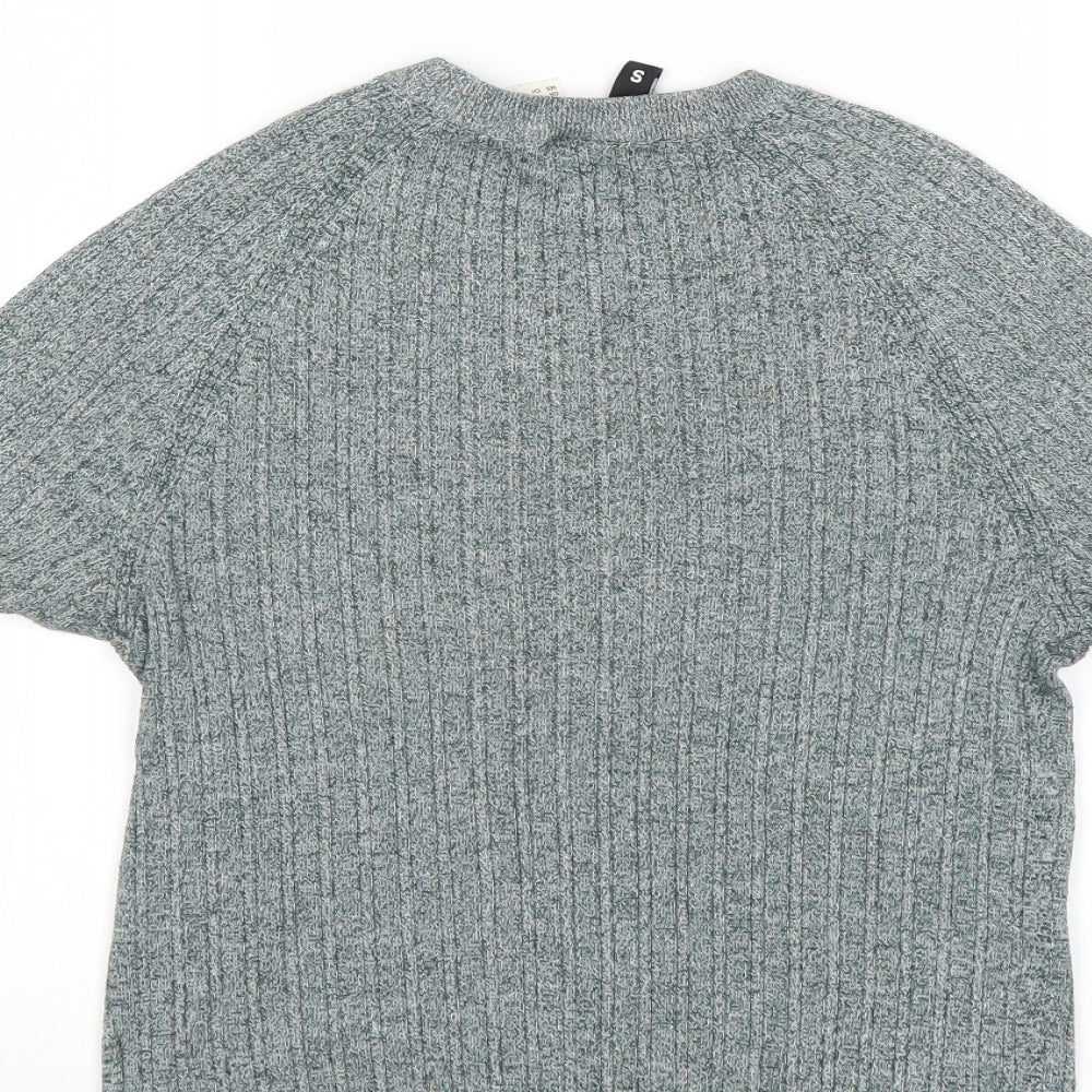 H&M Womens Grey Knit Pullover Jumper Size S