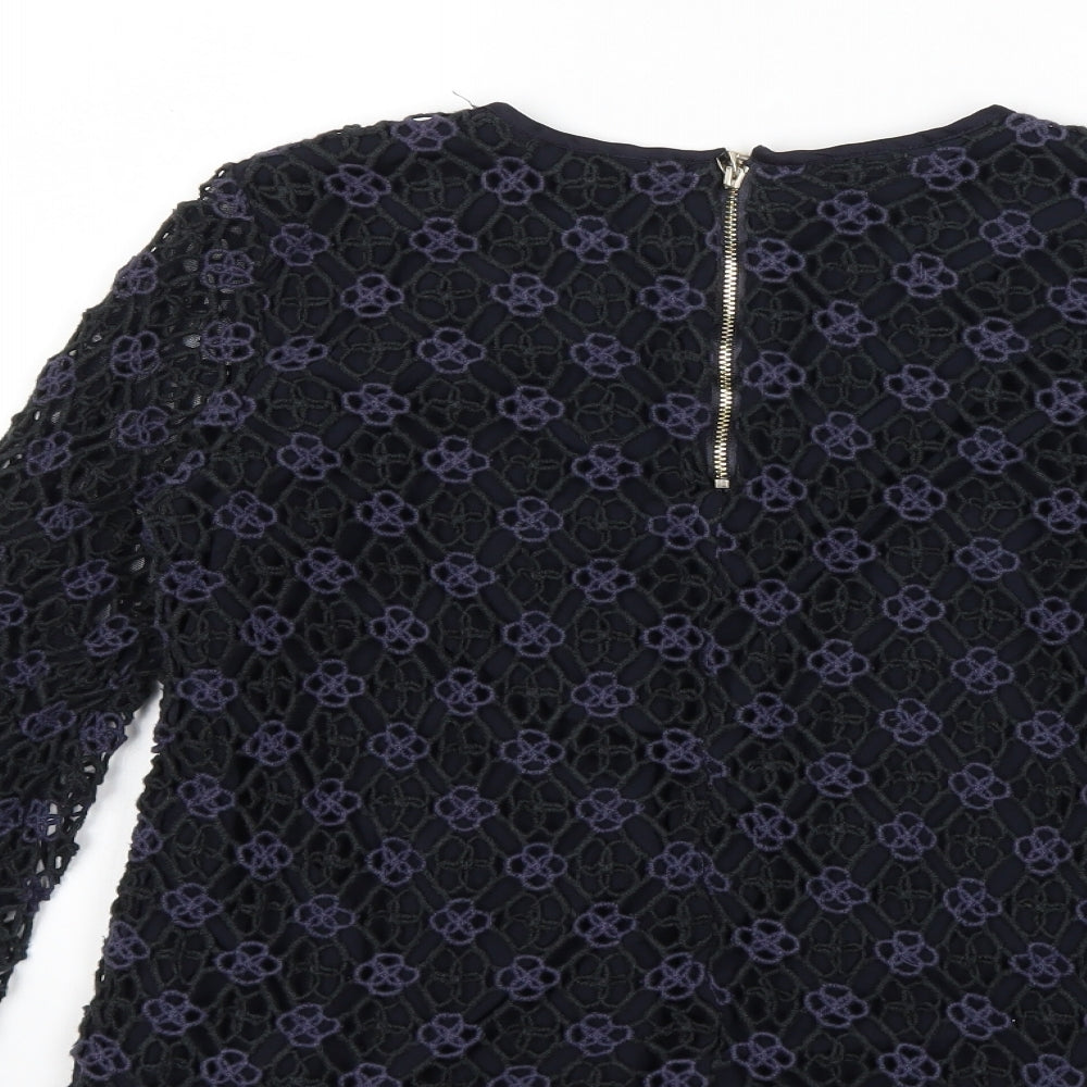Ann Taylor Womens Blue Pullover Jumper Size S