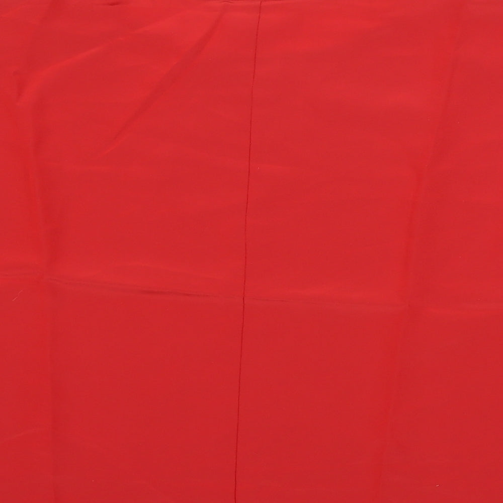 Richards Womens Red Basic T-Shirt Size 14