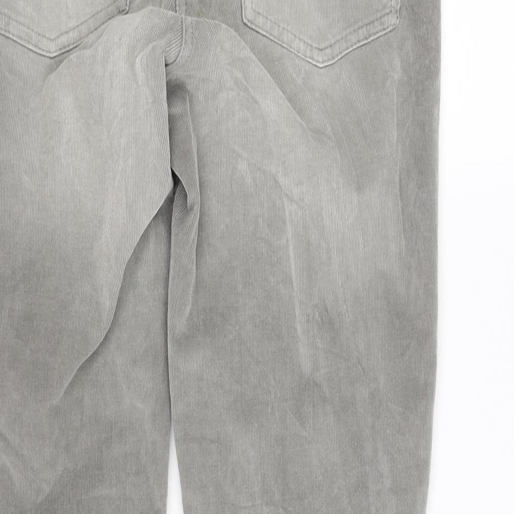 pre worn Womens Grey Straight Jeans Size 12 L30 in
