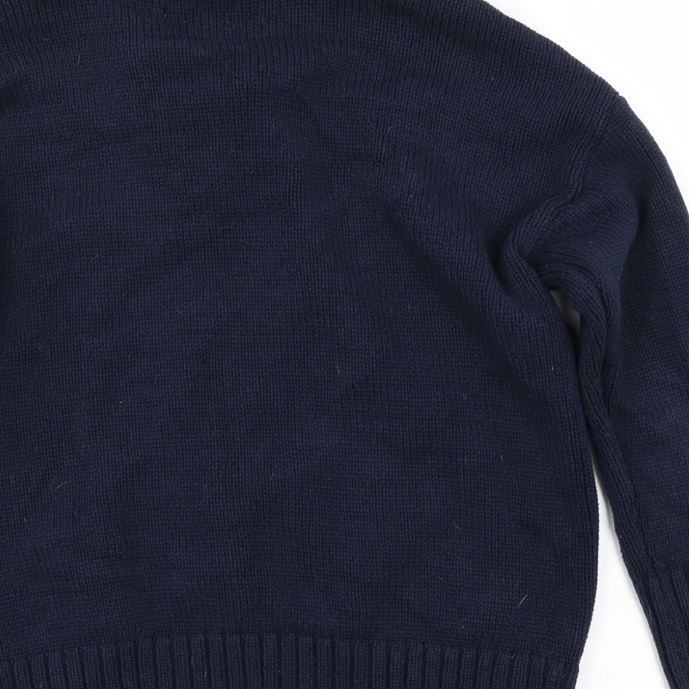Papaya Womens Blue Pullover Jumper Size L