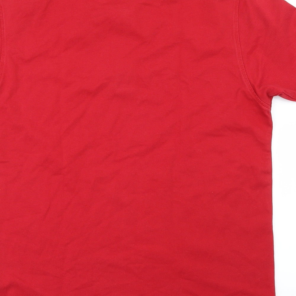 Preworn Mens Red Polo Size S