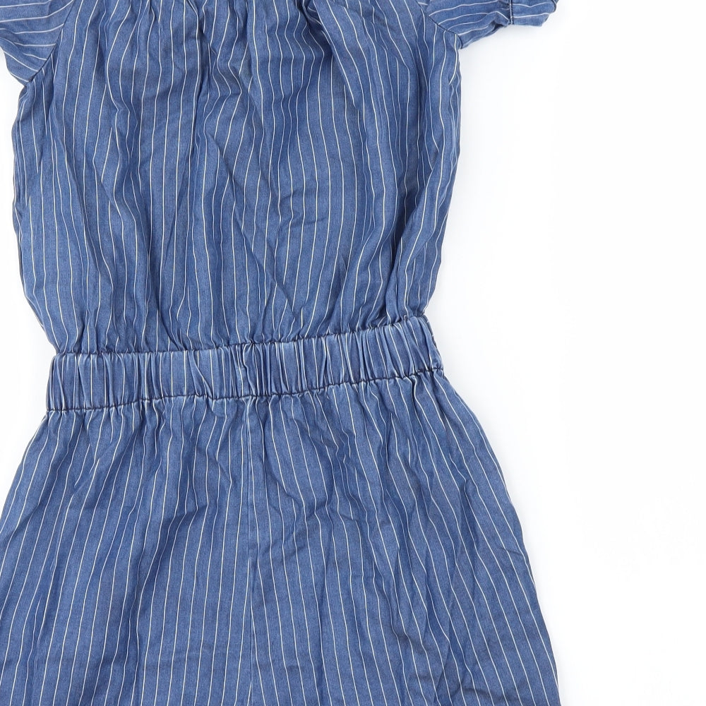 Zara Womens Blue Jumpsuit One-Piece Size 4