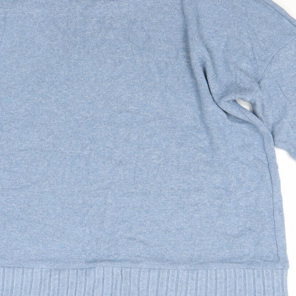 The lounge edit Womens Blue Pullover Jumper Size 8