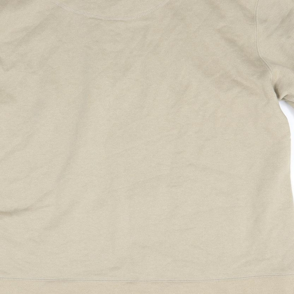 Bonmarché Womens Beige Floral Pullover Sweatshirt Size M