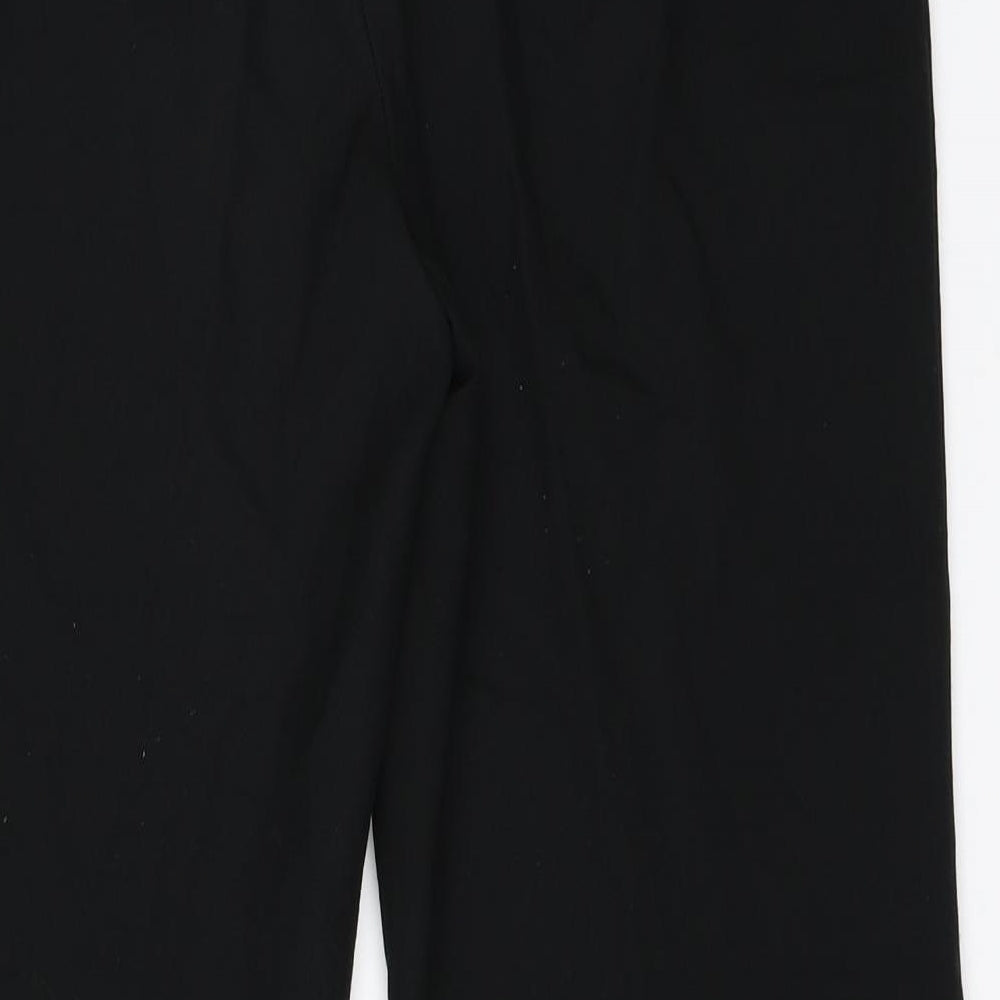 BHS Womens Black Trousers Size 12 L28 in