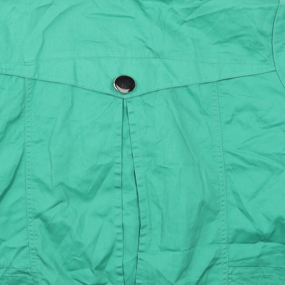 VERO MODA Womens Green Jacket Coat Size L