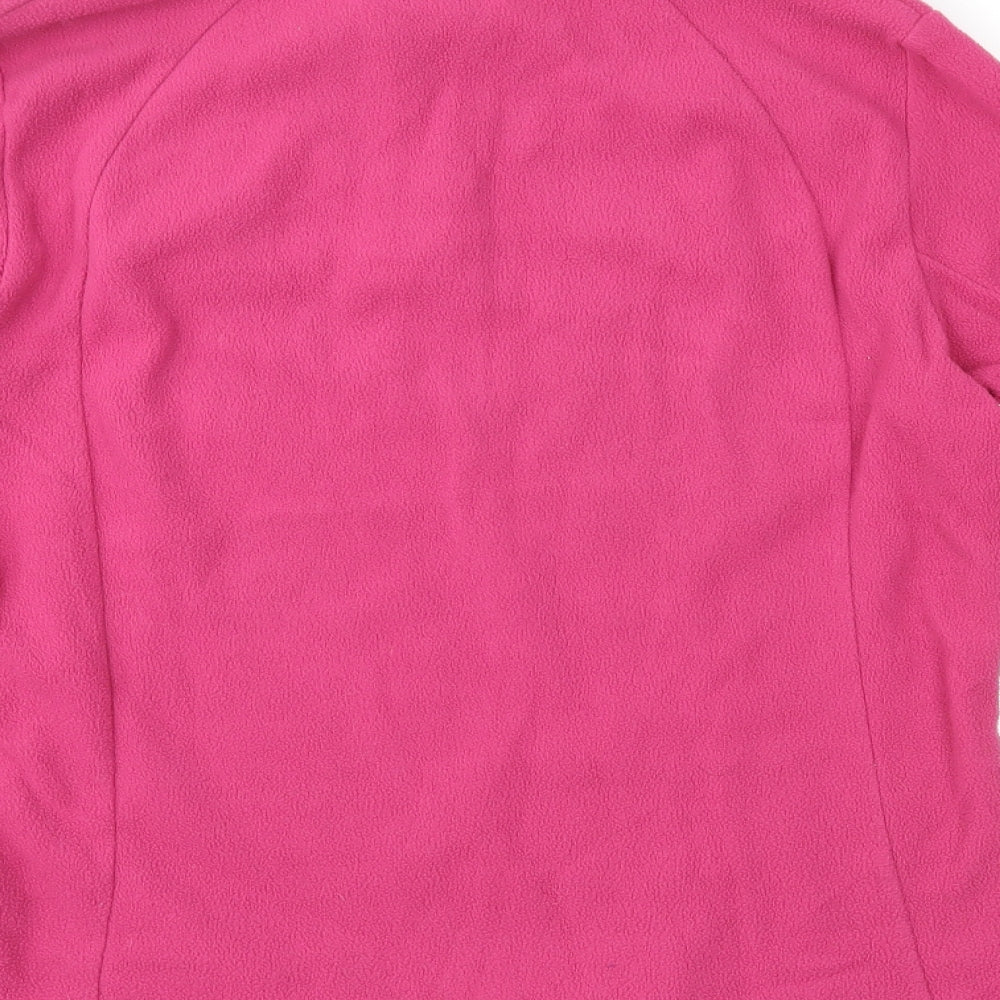 DECATHLON Womens Pink Fleece Jacket Size L