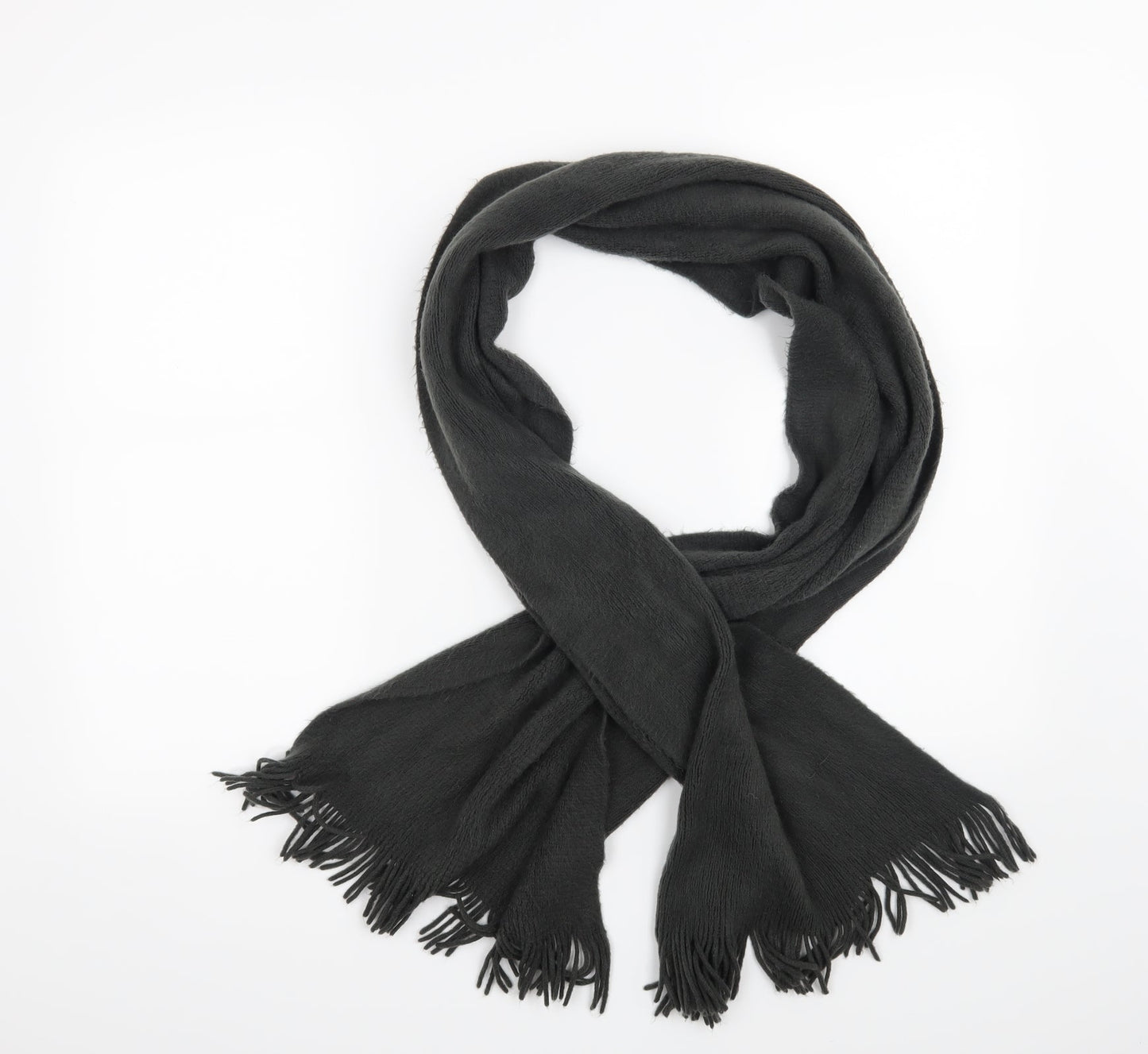 Preworn Mens Grey Scarf One Size