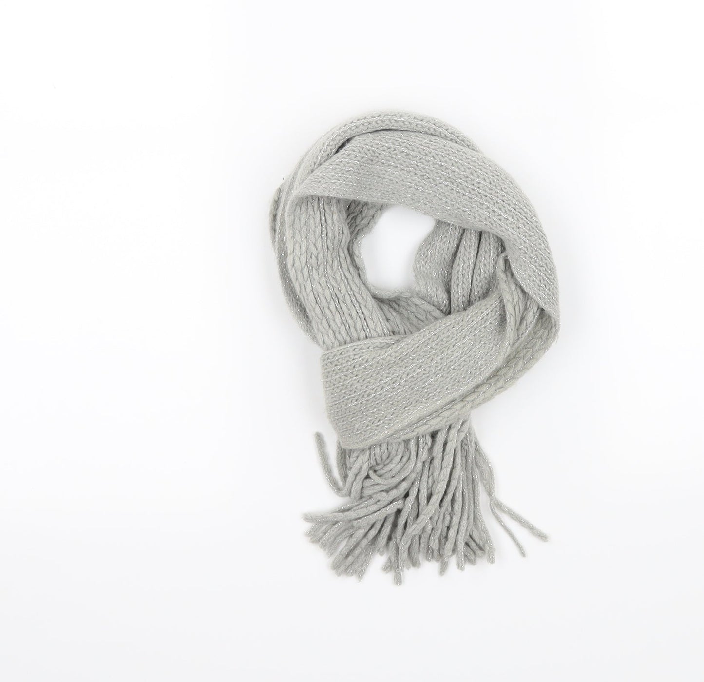 Preworn Womens Grey Scarf