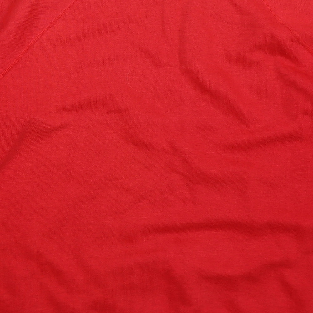 Preworn Womens Red Pullover Sweatshirt Size L