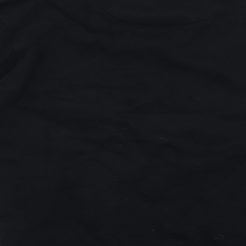 Active Mens Black Pullover Jumper Size S
