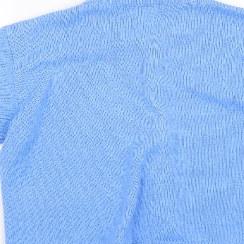 Care Womens Blue Cardigan Jumper Size S