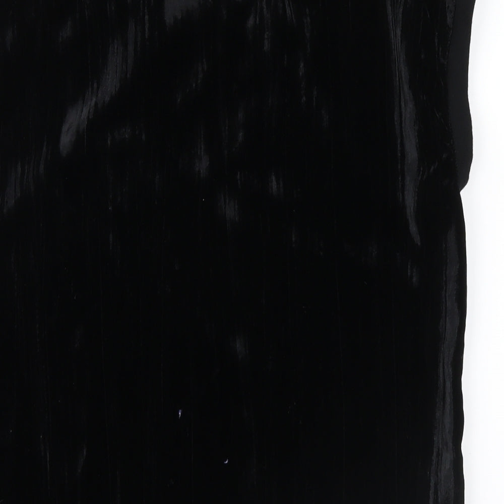 Monoprix Womens Black Basic T-Shirt Size XS