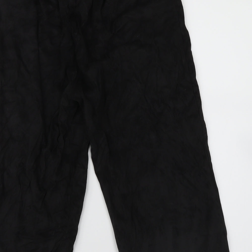 INTERMISSION Womens Black Cropped Trousers Size M L28 in