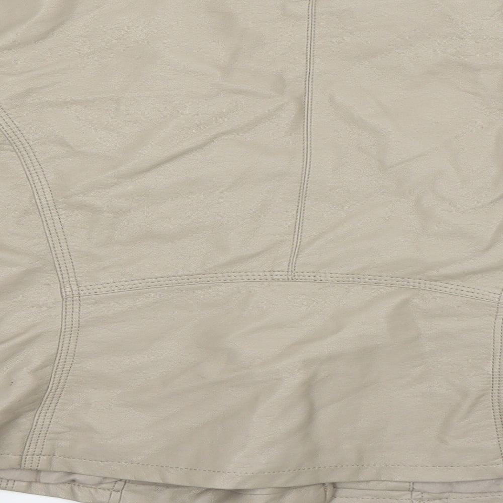 limited collection Womens Beige Overcoat Coat Size 10