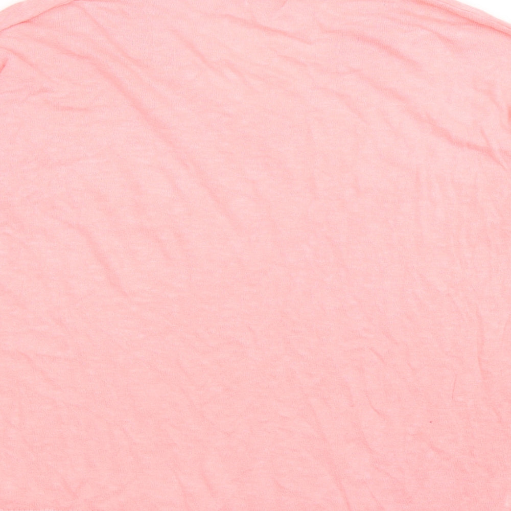 Gap Womens Pink Knit Pullover Jumper Size M - neon
