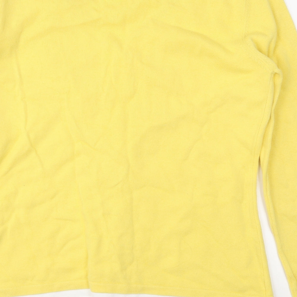 HEINE Womens Yellow Pullover Jumper Size 12