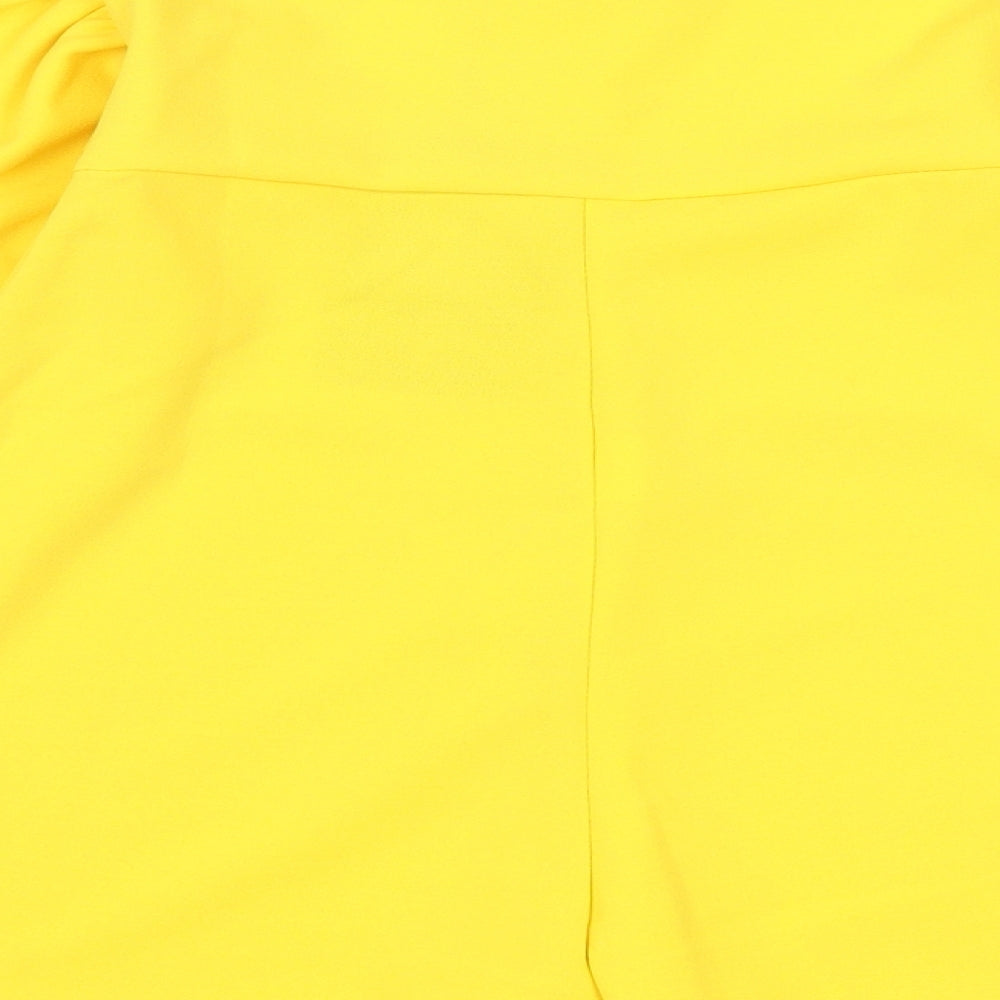 PRETTYLITTLETHING Womens Yellow Playsuit One-Piece Size 6