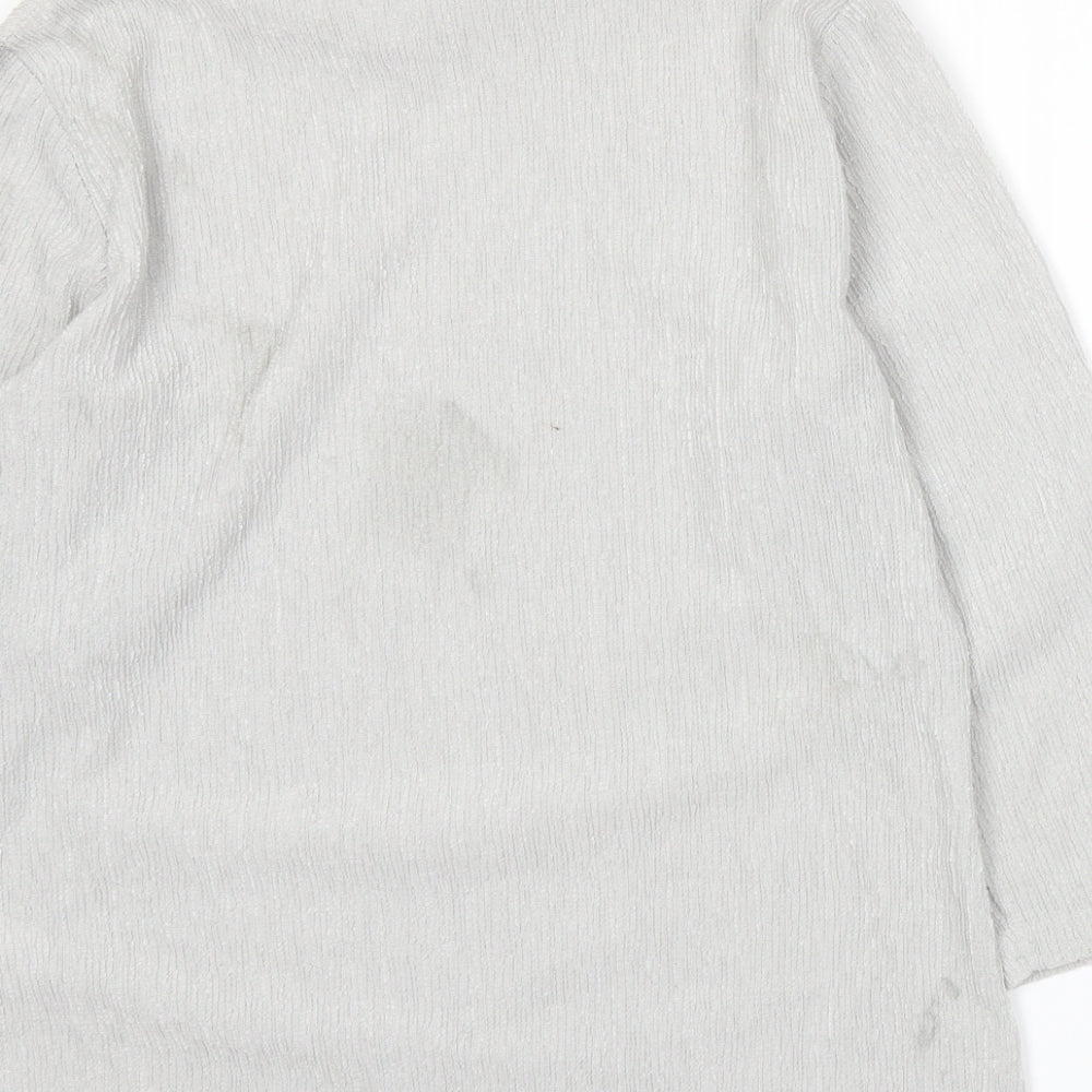 Refa Womens Grey Basic T-Shirt Size 14