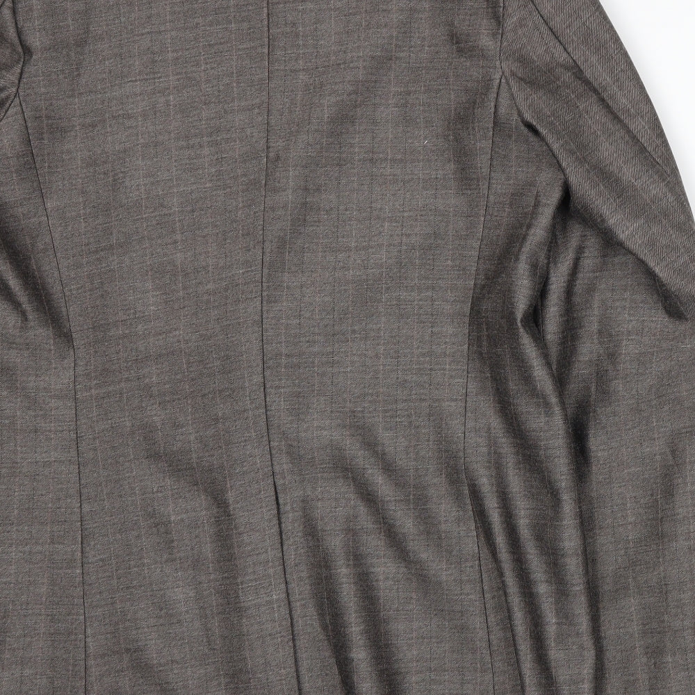 Fitwell Tailors Mens Brown Jacket Suit Jacket Size L