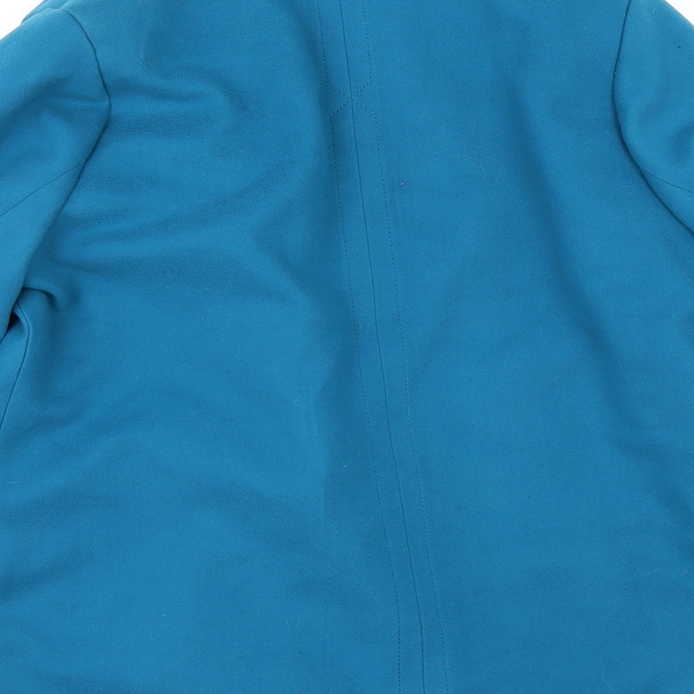 Bonmarché Womens Blue Overcoat Coat Size 16
