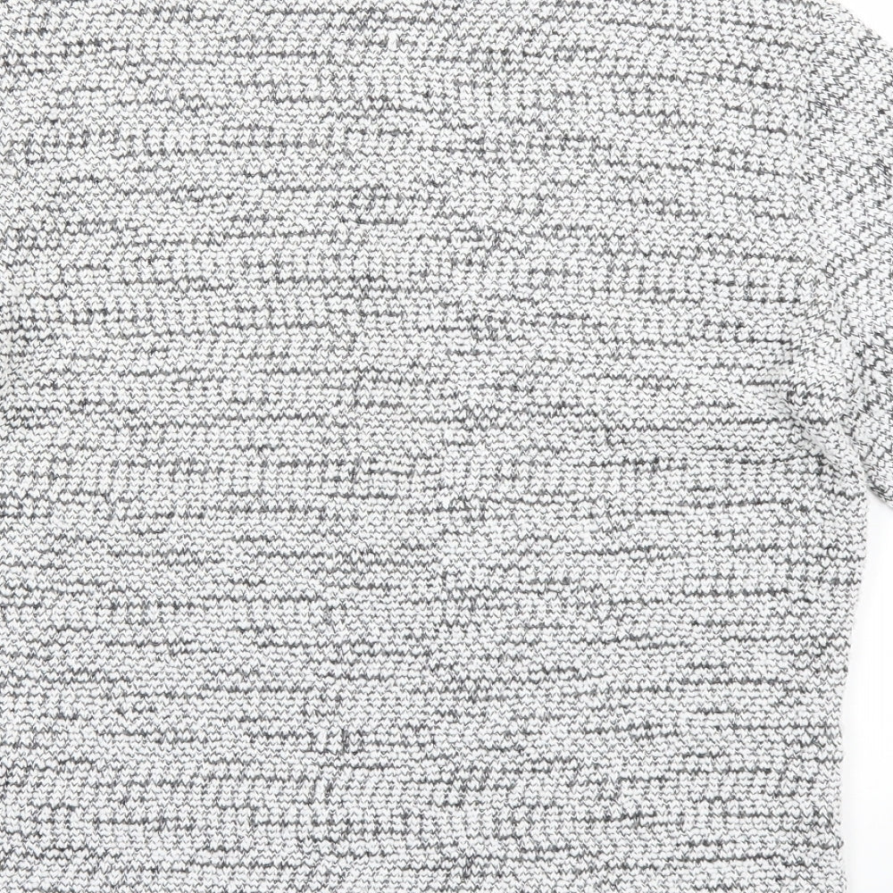 Dikton's Womens White Basic T-Shirt Size M