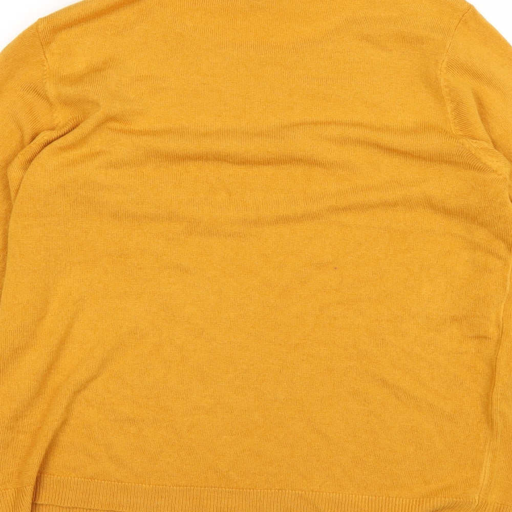 Primark Womens Yellow Basic T-Shirt Size 12