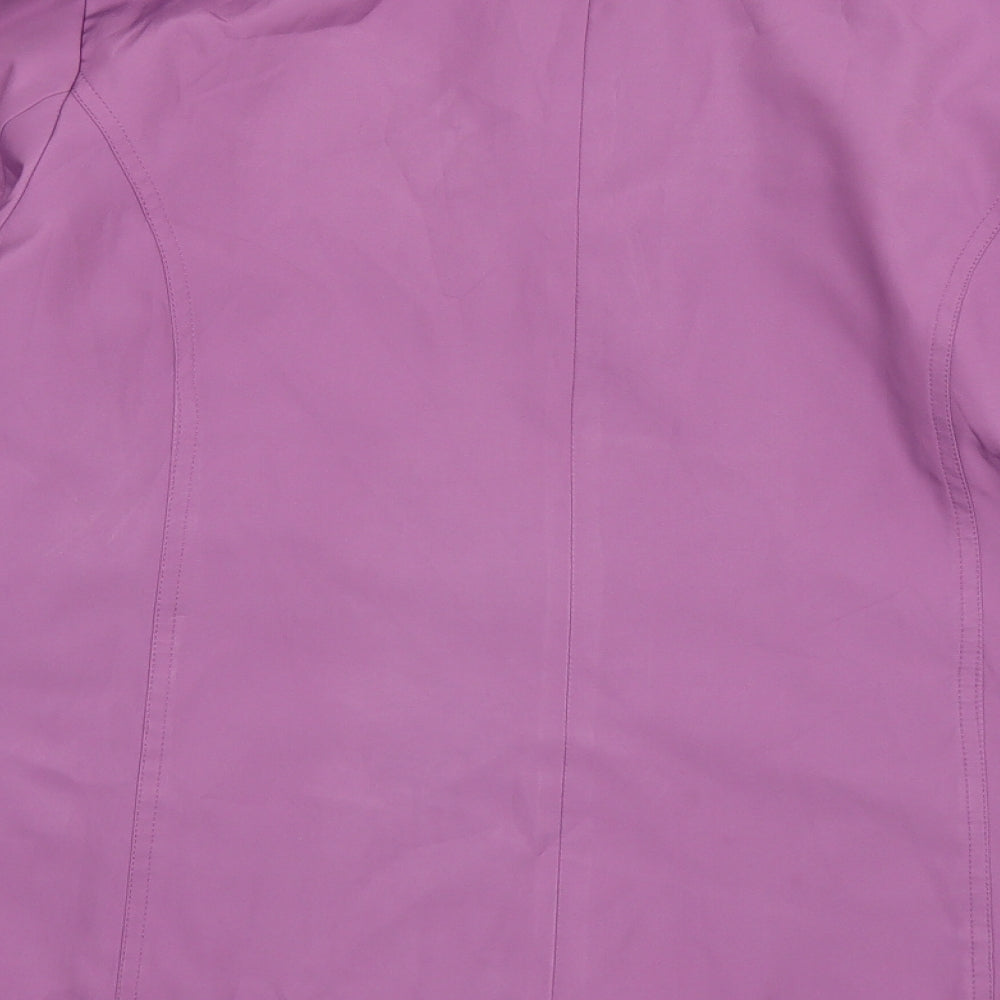 Bonmarché Womens Purple Windbreaker Coat Size L