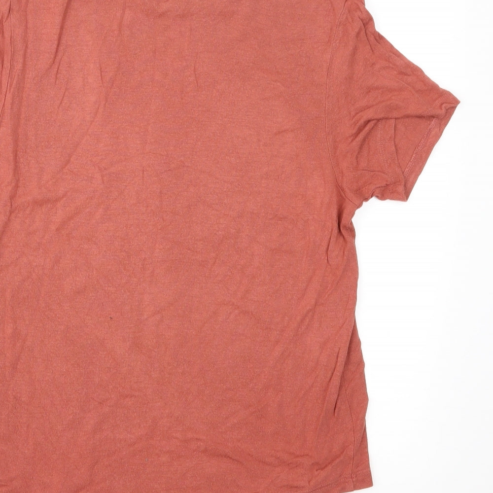 Divided Womens Brown Jersey Basic T-Shirt Size S
