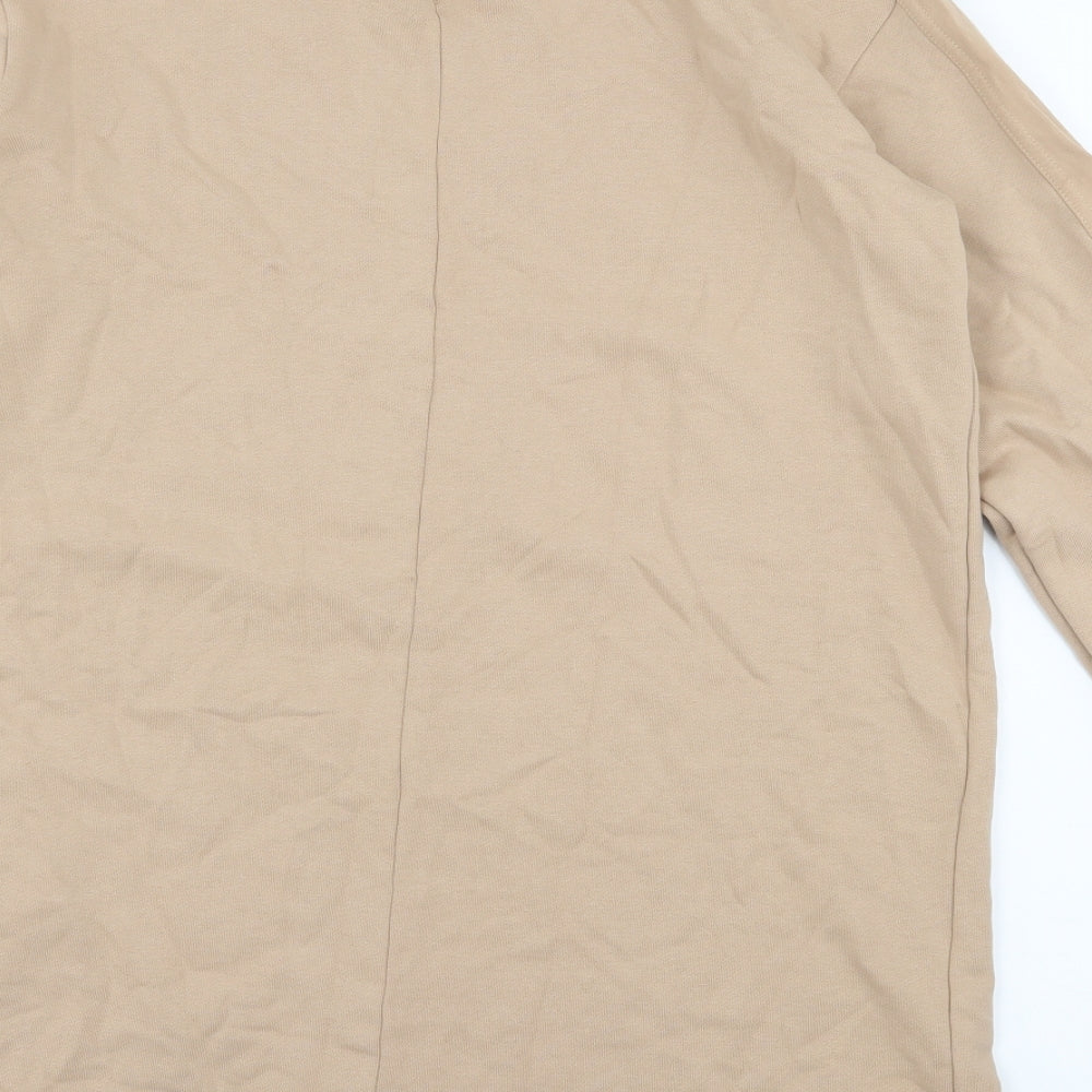 River Island Womens Beige Jersey Pullover Sweatshirt Size XS