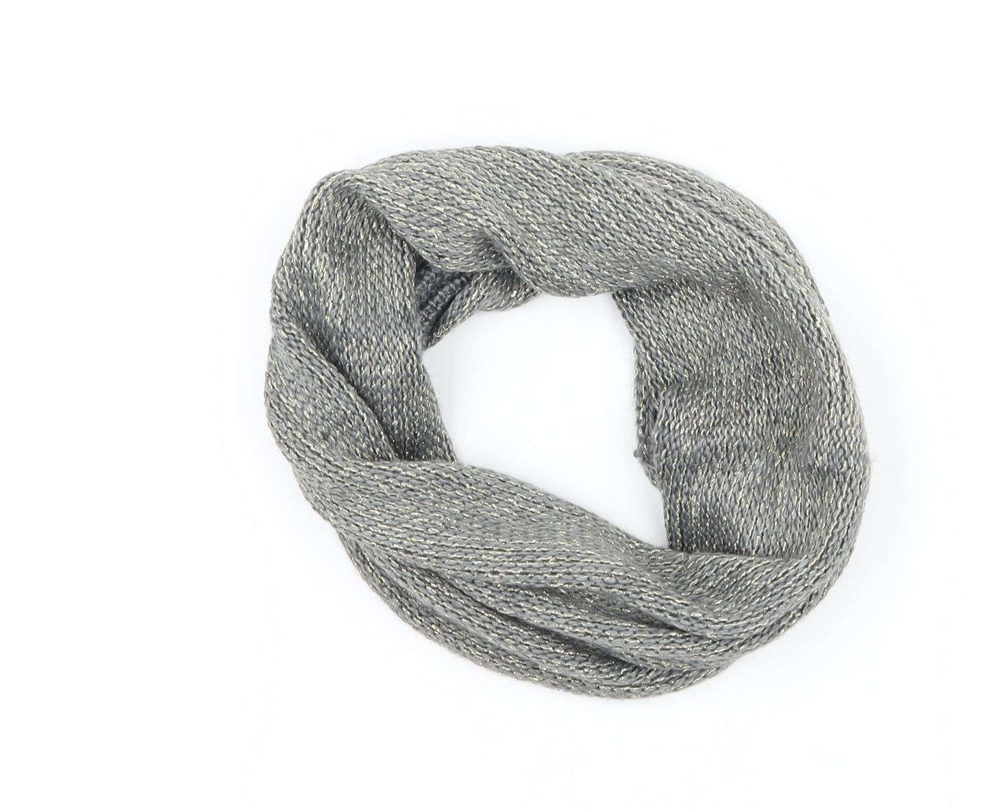 Kit & Pearl Womens Grey Knit Scarf - snood