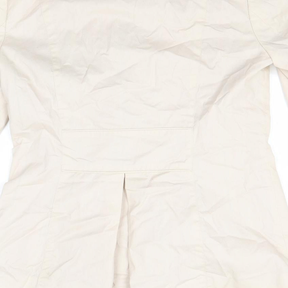 peruna Womens Beige Jacket Coat Size 10