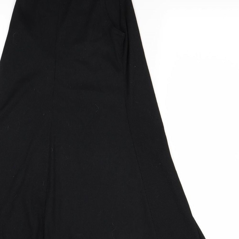 New Look Womens Black A-Line Size 8