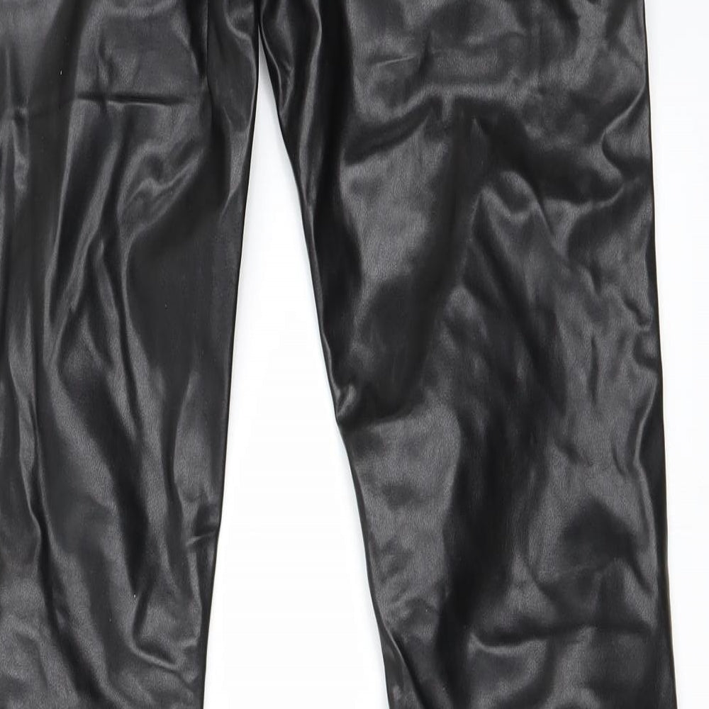 Preworn Womens Black Trousers Size M L30 in