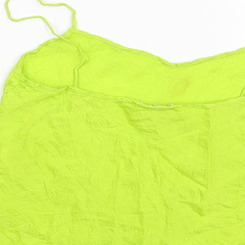 Preworn Womens Green Basic Blouse Size S