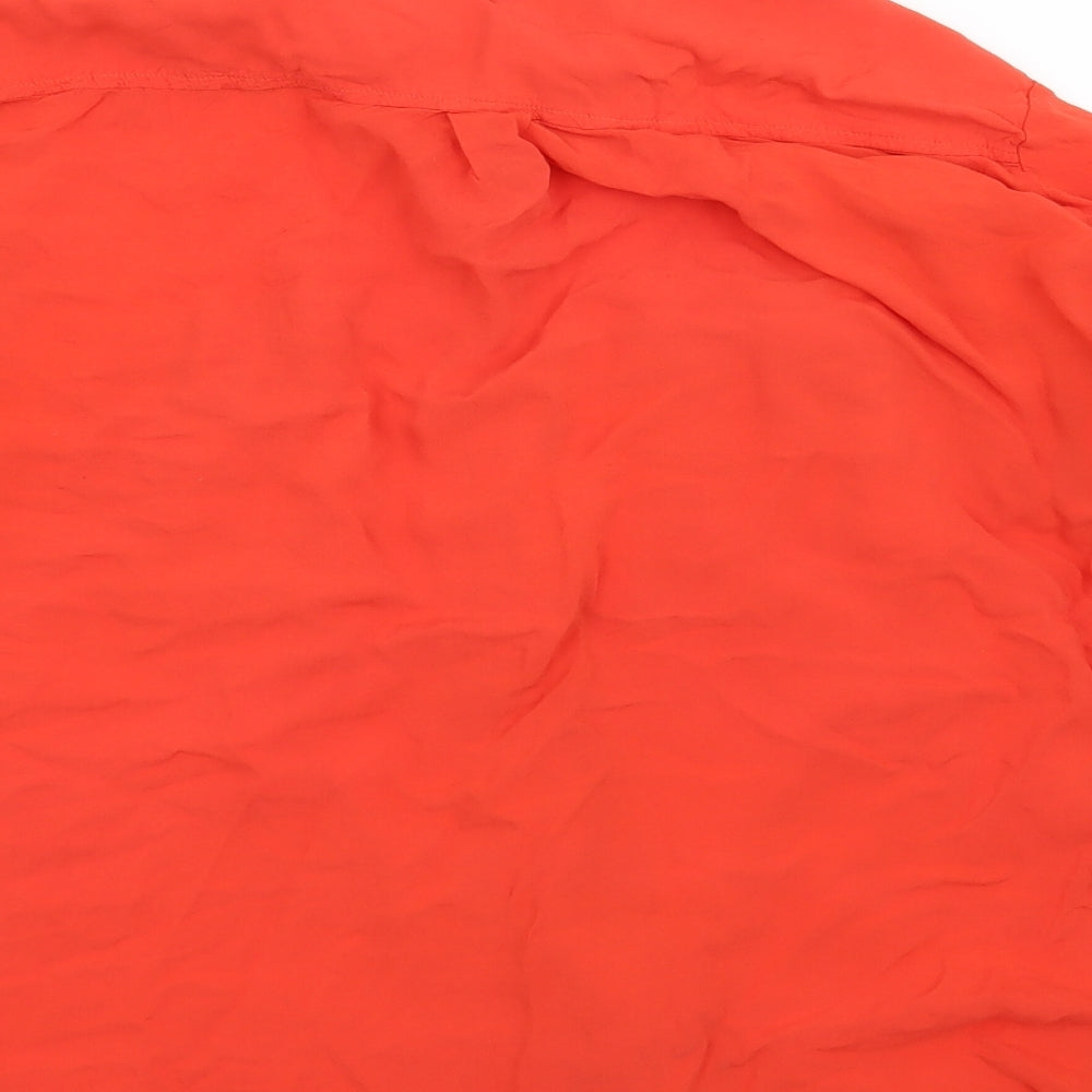 Spirit Womens Red Basic Blouse Size 20