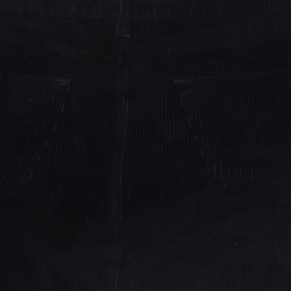 BDG Womens Blue Velvet Straight & Pencil Skirt Size L