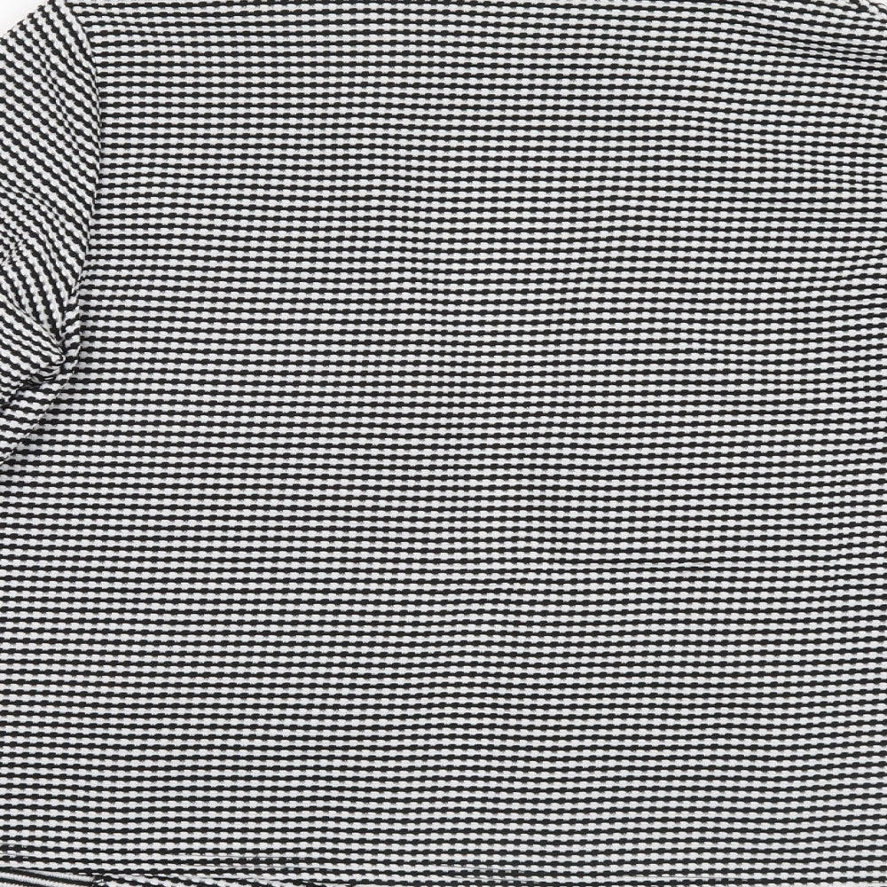 Select Womens White Geometric Jacket Size 14