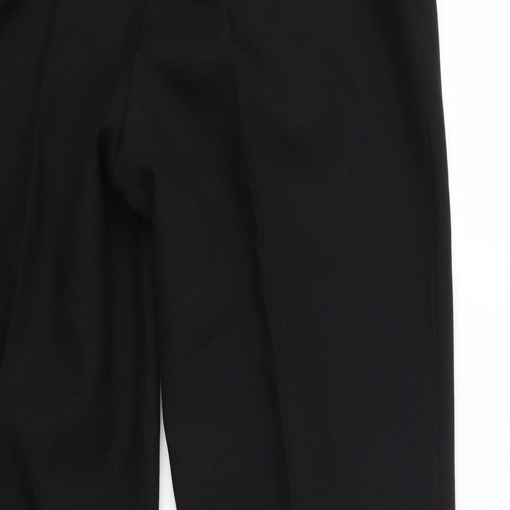 Papaya Womens Black Trousers Size 14 L27 in