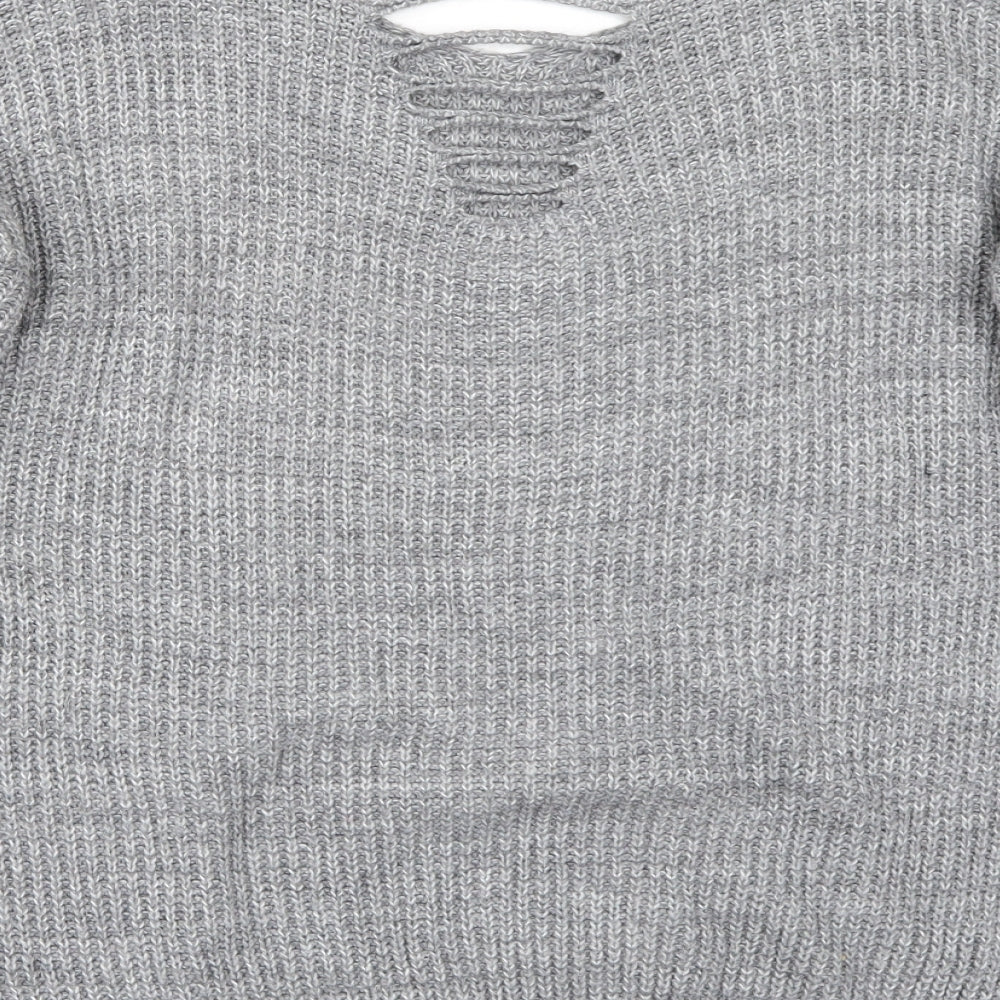 Cameo Rose Womens Grey Pullover Jumper Size M
