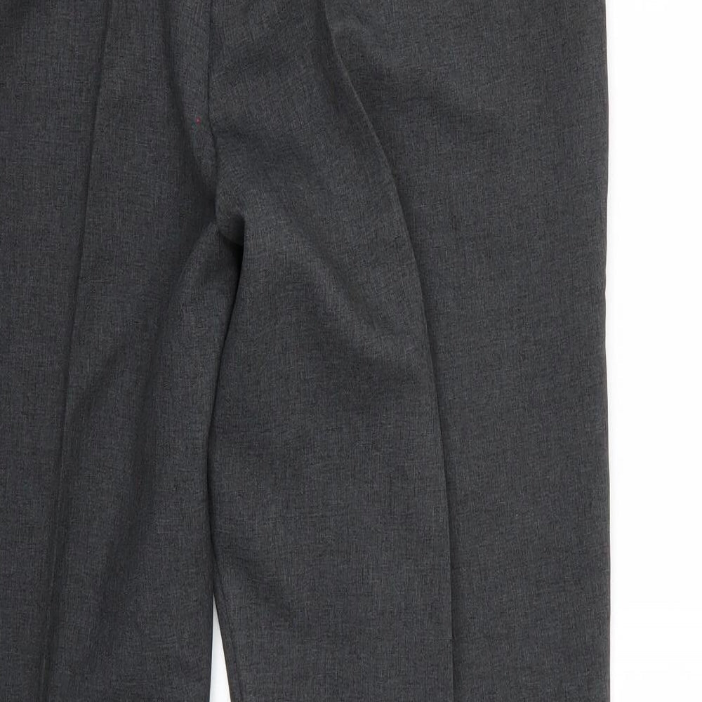 Papaya Womens Grey Trousers Size 14 L28 in